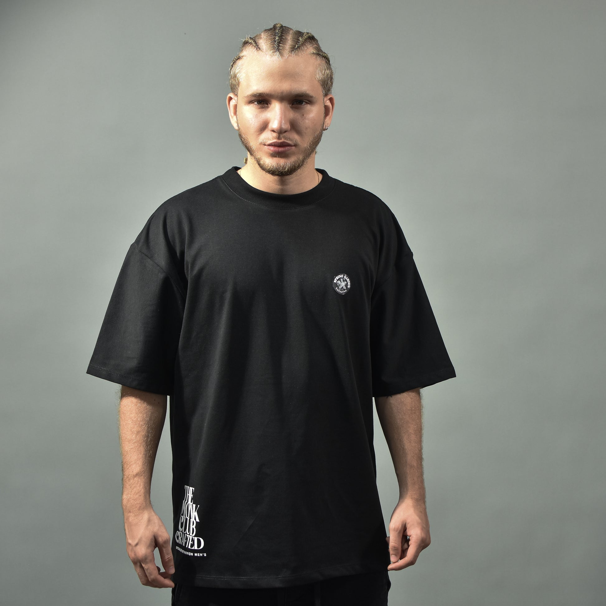 Attitude,Oversized t-shirt negra