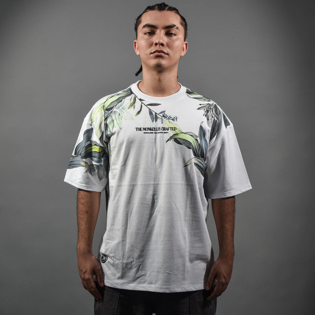 Jungle Dreamleaf ,Oversized t-shirt blanco
