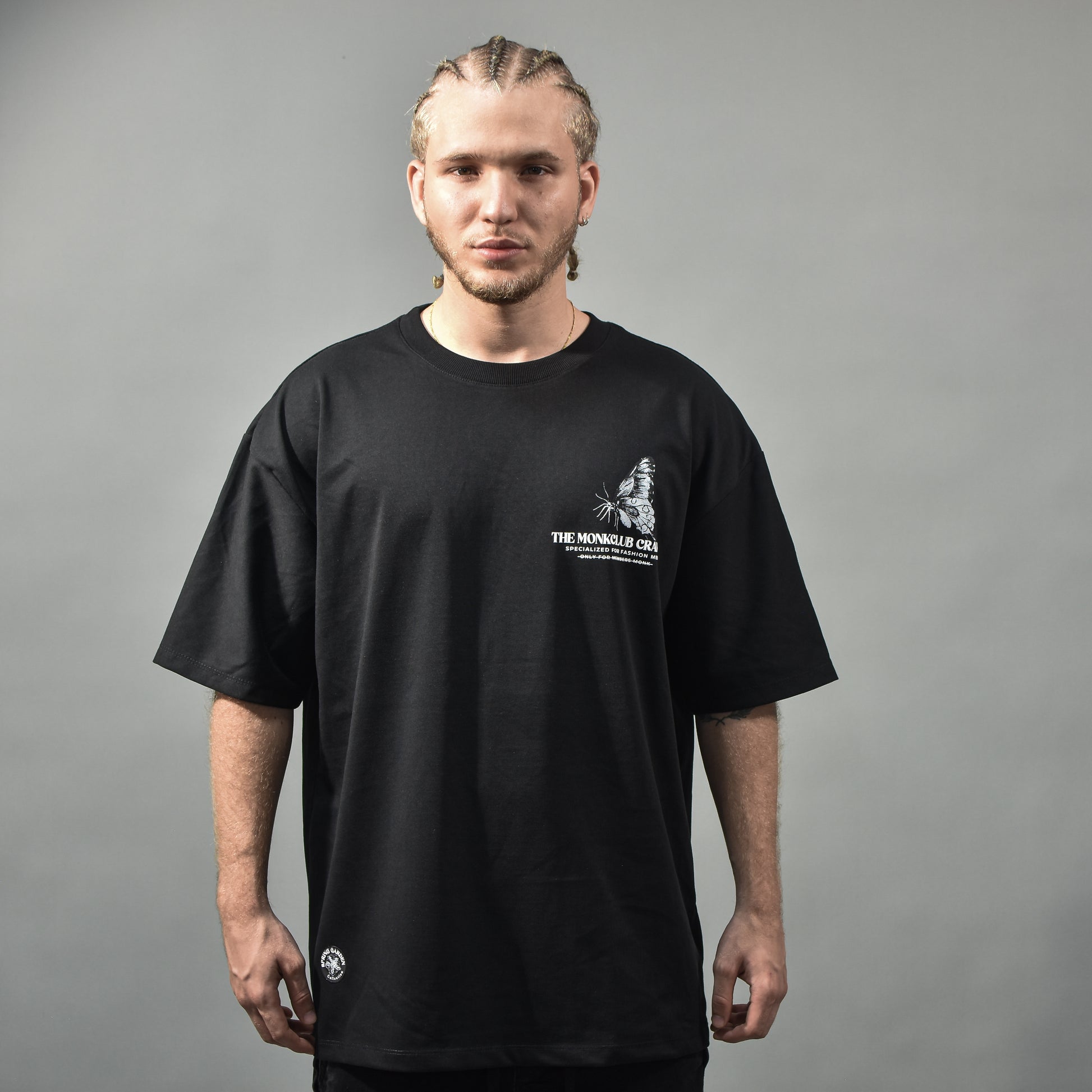 Butterfly ,Oversized t-shirt negra
