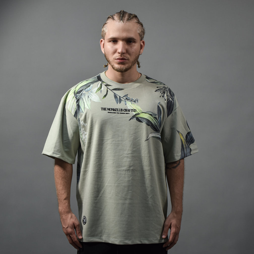 Jungle Dreamleaf ,Oversized t-shirt pistacho
